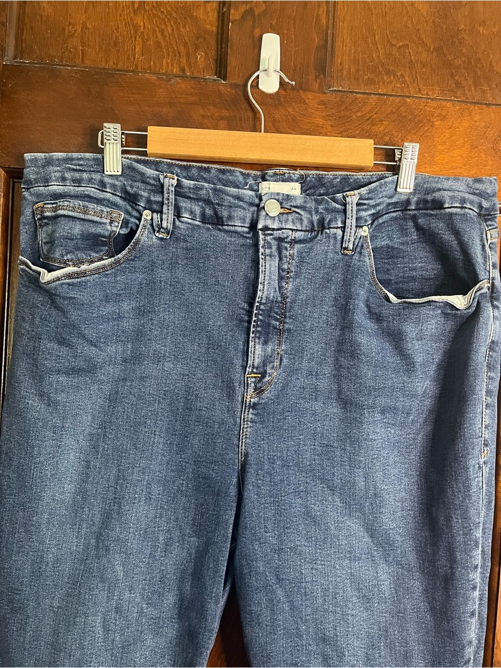 Good American Good Legs Plus Size 22 High Rise Ankle Jeans - Picture 4 of 11